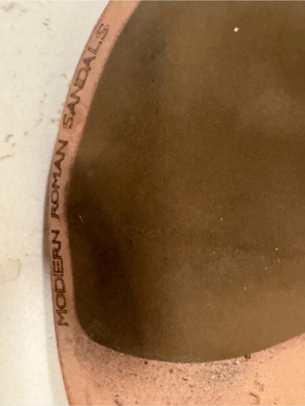 Women’s Knot-Strap Leather Sandals in Tan - Picture 5 of 8